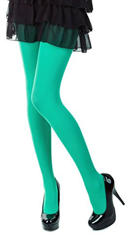 Romartex multicolore collants en microfibre 40 DEN, 32 couleurs et différentes 5 tailles, M, menthe