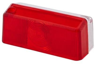HELLA 9EL 132 215-001 Lichtscheibe - Lichtscheibenfarbe: glasklar/rot