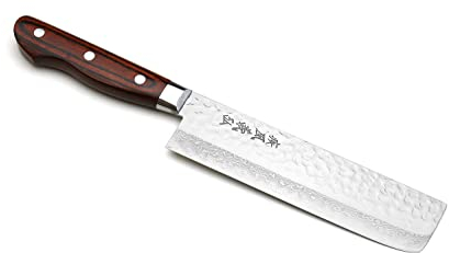 Yoshihiro martelé Usuba couteau de Damas, 15,2 cm