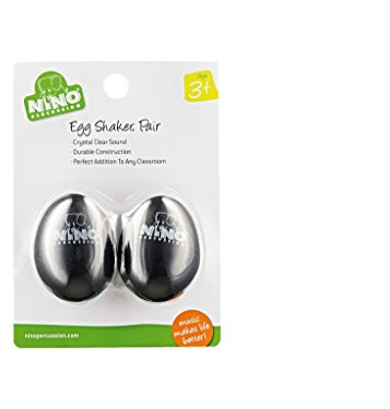 Egg Shaker Set NINO540BK-2, Black, 2 pcs