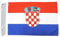 AZ FLAG - Flagge Kroatien - 45x30 cm Mit Kordel - Kroatische Fahne 30 x 45 Cm - Flaggen