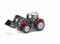 siku 1484, Massey-Ferguson mit Frontlader, Metall/Kunststoff, Rot/Schwarz, Beweglicher Frontlader