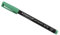 Staedtler Lumocolor® permanent Faserschreiber M, Schaft schwarz, Rundspitze, grün