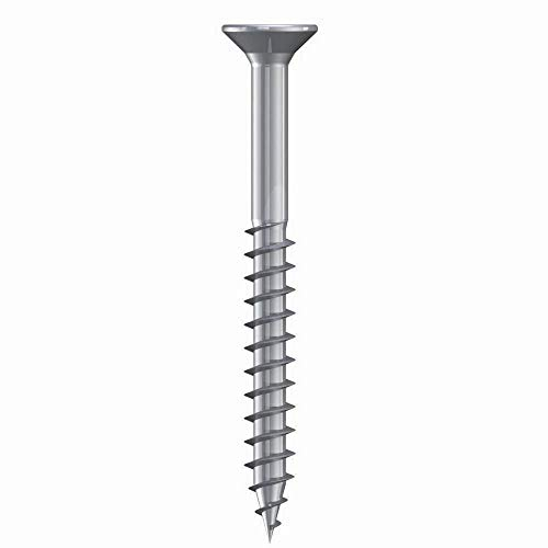 Reiser Spanplatten-Schrauben Torx, edelstahl A2, gleitbe- schichtet mit TZD-Sternantrieb, Flachkopf 6 x 60 mm, 4587