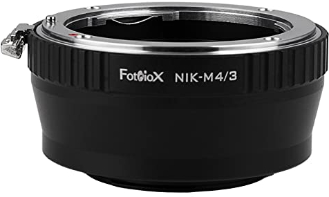 Fotodiox Lens Mount Adapter Compatible with Nikon F-Mount Lenses on Micro Four Thirds Mount Cameras