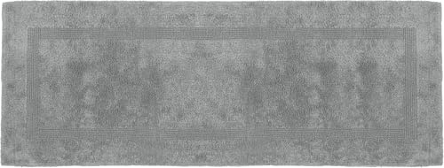Erwin Müller Badematte, Badteppich Heraklion grau Größe 60x150 cm - Kochfest, für Fußbodenheizung geeignet, 100% Baumwolle (weitere Farben, Größen)
