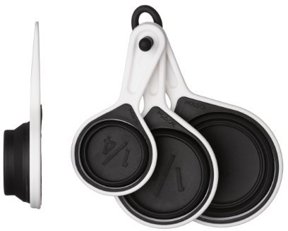 Premier Housewares Zing Measuring Cups - Set of 4, Black