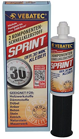 Vebatec Sprint 2-Komponenten Schnellklebstoff Kleber 140 ml (17,14 € / 100 ml)