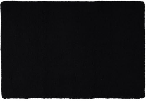 RHOMTUFT Badteppich Square schwarz - 15 80x160 cm