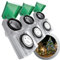4smile Zeitschaltuhr Aussenbereich 3er Set- IP44 Zeitschaltuhr Steckdose außen, einfache Bedienung - Zeitschalter analog außen mit hoher Schaltleistung
