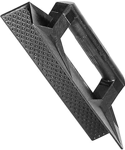 Talocha plástico para esquina mango redondo 36 cm. negra