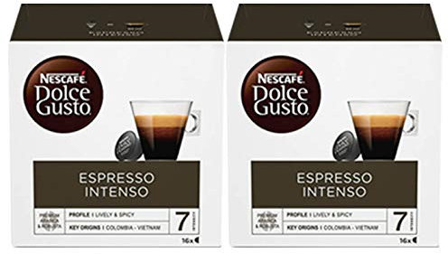 Dolce Gusto Nescafé Espresso Intenso 16 par Paquet - Paquet de 2