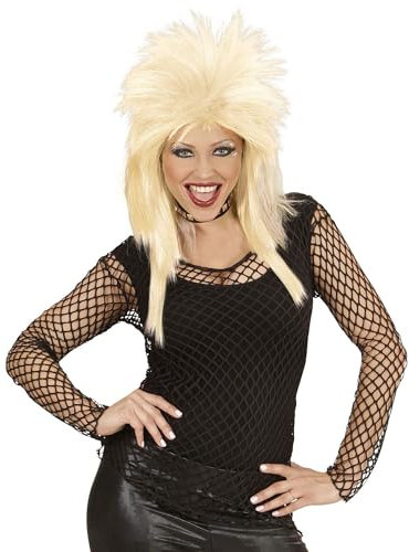 W WIDMANN MILANO Party Fashion - Netzshirt, 80s, Punk und Rocker, Karneval, Mottoparty