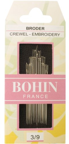 Bohin - Assortment No.3-9 Crewel Needles - 15 Needles
