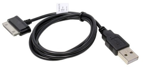 Cable de datos USB para Samsung Galaxy Tab 2 7.0 Wi-Fi (GT-P3110);substituye: Samsung ECC1DP0U, con función de carga