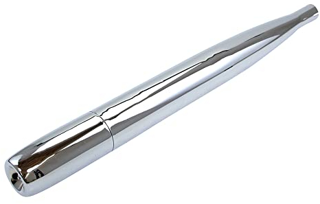 Auspuff 28mm Chrom für Hercules Sachs Mofas, Prima 2, 3, 4, 5, 6