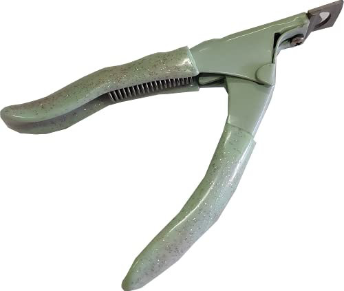 Pinza Guillotina para uñas postizas – Verde agua
