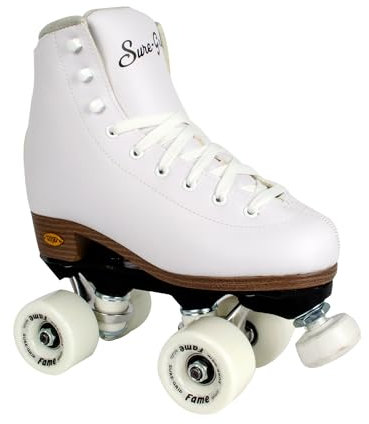 Sure-Grip-Weiß Fame Roller Skate, weiß