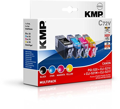 KMP Multipack für Canon Pixma iP3600/iP4600, C72V