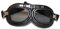 ATO 102 Black Fliegerbrille für Oldtimer Motorradbrille Piloten Brille