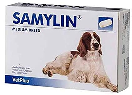 VETPLUS SAMYLIN Liver Health Support Sachets | 30 x 4g Sachets (Medium Breed Dogs 10kg-30kg)