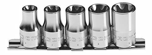 Facom RTX.40 6 Piece Torx Socket Set On Rack E4-E10 1/4 Drive