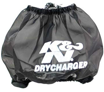 K&N YA-6601DK Motorrad Luftfilter Wrap, Schwarz | 138mm - Schwarz (YA-6601DK)