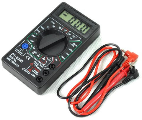 Lcd Voltmètre Numérique Ampèremètre Ohm Multimètre Dt830B