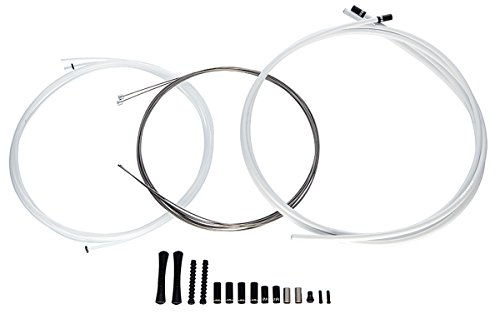 SRAM Unisex – Erwachsene Schaltzug Mit Aussenhülle Schaltkabel Kit Slickwire Pro, weiß, One Size