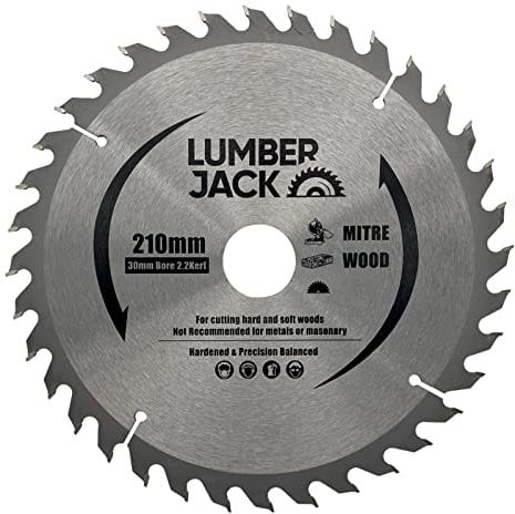 LUMBER JACK TCT Circular Wood Saw Blade 210mm x 30mm 48T for Bosch Makita Dewalt etc
