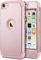 ULAK iPod 7 Hülle, iPod Touch 5/6 Hybrid Kratzfeste Schutzhülle 360 Grad Soft Silikon Stoßfest Bumper Case Cover für iPod Touch 5/6/7 Generation - Roségold