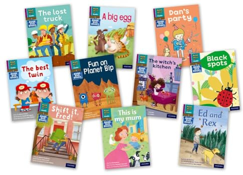 Read Write Inc. Phonics Book Bag Books: Purple Set 2 Storybooks Mixed Pack of 10