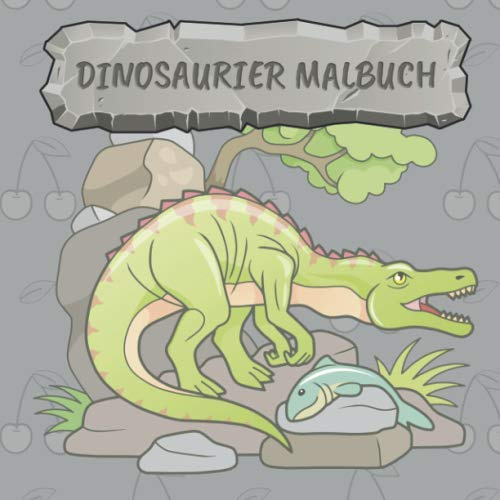 Dinosaurier Malbuch: 40 wunderschöne Dinosaurier zum ausmalen in verschiedenen Schwierigkeitsgraden - perfekt für Kinder ab 2 Jahren