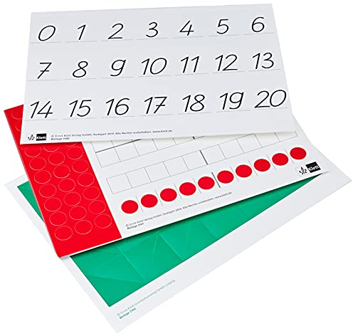 Nussknacker 1. Allgemeine Ausgabe: Beilage zum Schulbuch (5er Pack) Zwanzigerreihe, Zwanzigerfeld, Wendeplättchen, Fünferstreifen, Geo-Plättchen, Wendekarten Klasse 1 (Nussknacker. Ausgabe ab 2021)