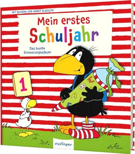 Der kleine Rabe Socke: Mein erstes Schuljahr: Das bunte Erinnerungsalbum | Eintragbuch Geschenk Schulanfang