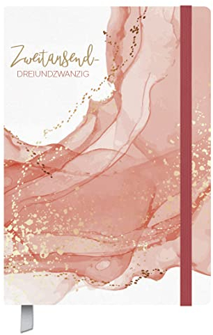 Terminkalender Campus Apricot 18 Monate 2023/2024: Terminplaner DIN A5 I Kalendarium von Oktober 2022 bis März 2024 I Platz für Notizen und Lesezeichenband