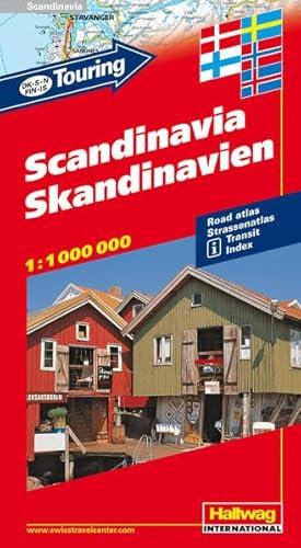 Hallwag Strassenatlanten, Skandinavien, DK-S-FIN-N-Touring: Transit, Index (Hallwag Strassenkarten)