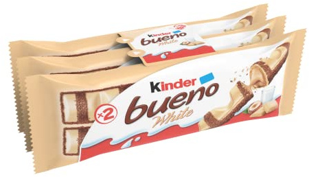 Chocolatina Kinder Bueno White 3x39g