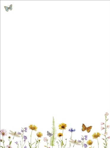 Wildflower Garden Boxed Stationery Set (30 Sheets, 24 envelopes)