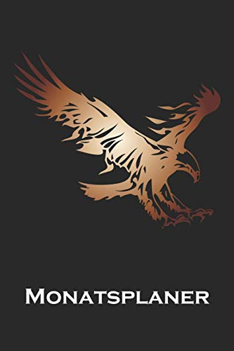 Monatsplaner: Monatsplaner, Termin-Kalender | Geschenk-Idee für Adler Fans | A5 | 120 Seiten