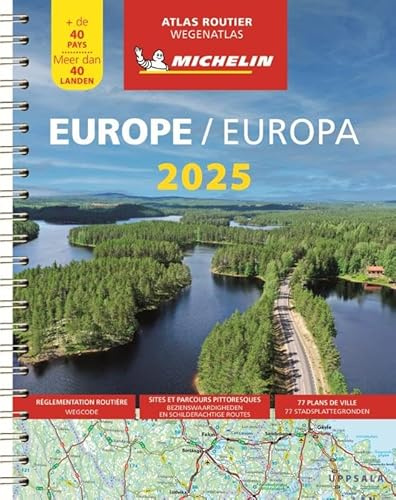 EUROPA EUROPE 2025 00136 ATLAS: wegenatlas Schaal 1:1.000.000 (Michelin Atlassen)