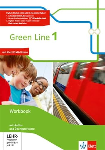 Green Line 1 Workbook mit Online Audio und Übungssoftware Klasse 5 (Green Line. Bundesausgabe von 2014): Workbook mit Audios und Übungssoftware Klasse 5 (Green Line. Bundesausgabe ab 2014)