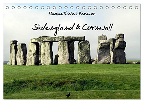 Romantisches Fernweh - Südengland & Cornwall 2025 (Tischkalender 2025 DIN A5 quer), CALVENDO Monatskalender: Stimmungsvolle Impressionen zum Träumen (CALVENDO Orte)