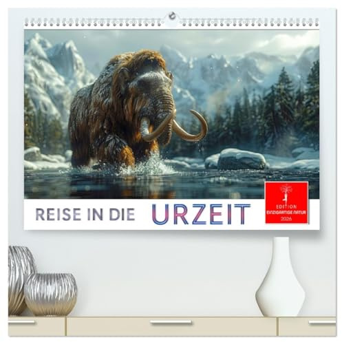 Reise in die Urzeit (hochwertiger Premium Wandkalender 2026 DIN A2 quer), Kunstdruck in Hochglanz: Eine Zeitreise durch die Vergangenheit der Tierwelt. (CALVENDO Tiere)