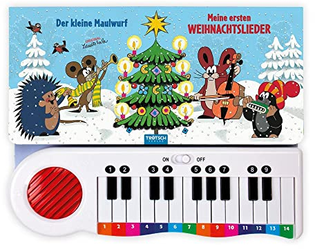 Trötsch Der kleine Maulwurf Klavierbuch Meine ersten Weihnachtslieder: Beschäftigungsbuch Soundbuch Liederbuch