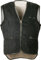 Cord Weste mit Webpelz,Farbe schwarz, Gr.L