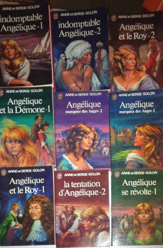 Lot de 19 volumes, intégral, Angélique marquise des anges t1 2, Le chemin de Versailles t1 2, Angélique et le roy T1 2, Indomptable Angélique T1 2, Angélique se révolte T1 2, Angélique et son amour T1