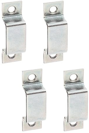 Alberts 901912 Schlaufe | mit versenkten Schraublöchern | galvanisch verzinkt, dickschichtpassiviert | 20 x 9 mm | 4er Set