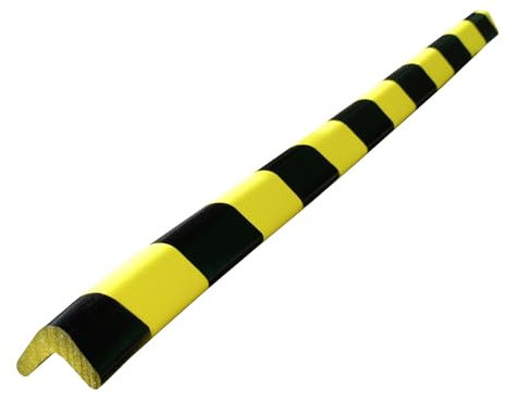 Protection d'angle en mousse 30x30mm - noir/jaune
