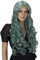 CAISHA 80cm Extra Langhaarige Perücke Voluminös Cosplay Party Wig Mintgrün CP5